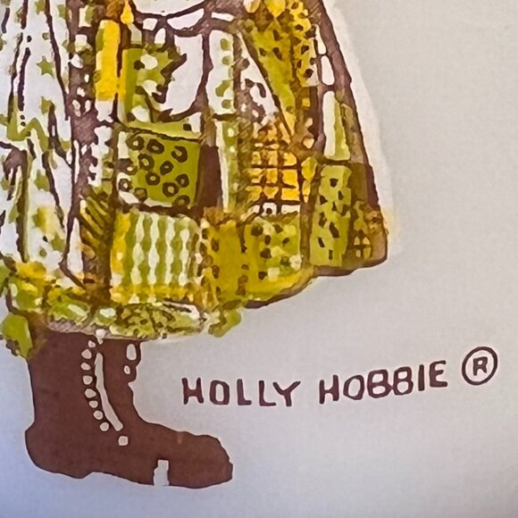 Vtg HOLLY HOBBIE Federal Glass Co Milk Glass Mug ~ Start Each Day in a Happy Way - Picture 5 of 13